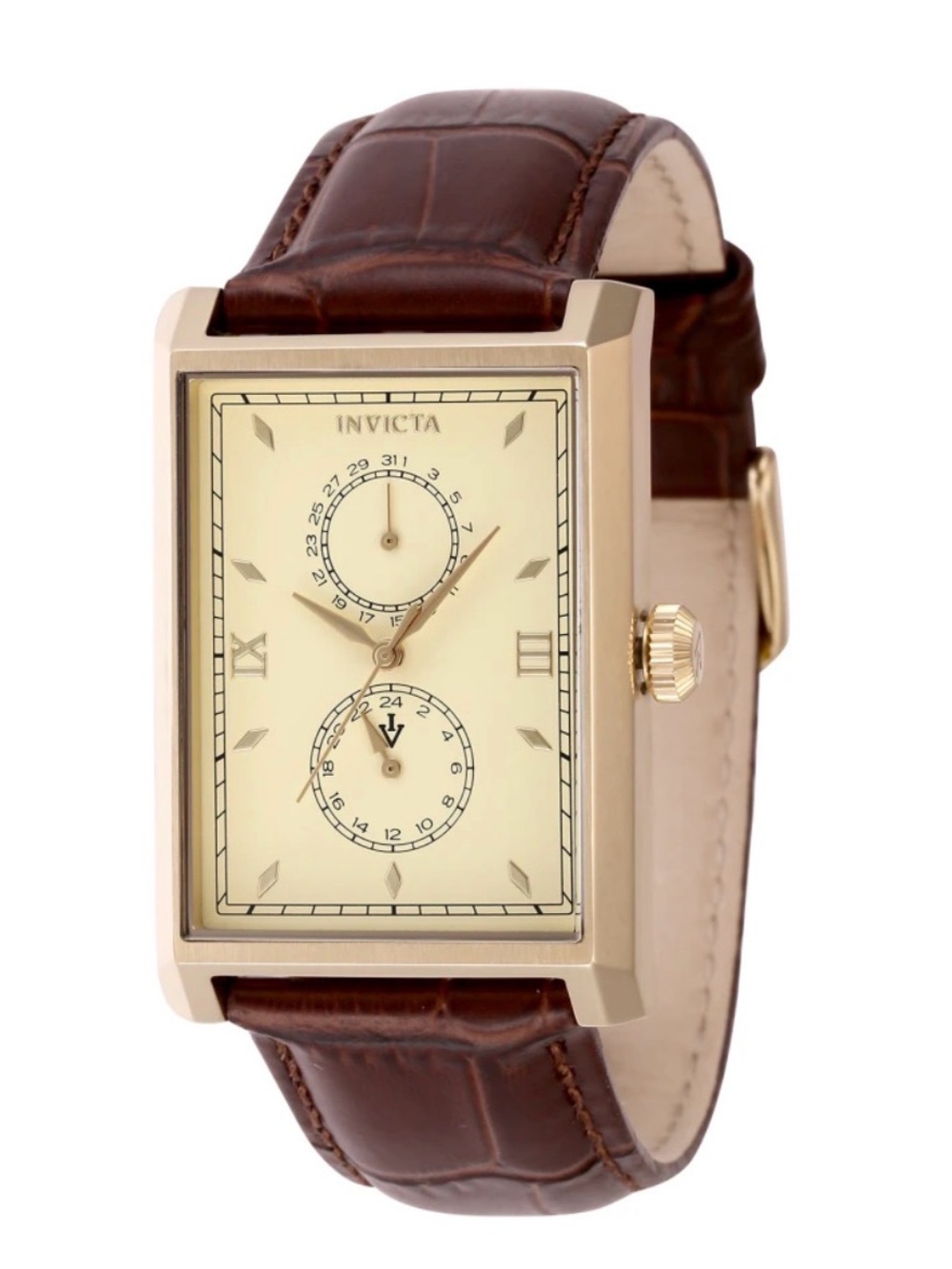 Invicta Vintage Heirgraf Men's Watch - 30mm. Dark Brown (46859)